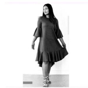 LuLaRoe Noir Black Maurine Dress LBD